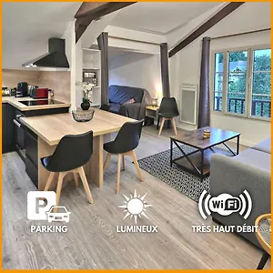 Apartamento Mignon, T1 Bis Cosy & Calme, Neuf, Parking, Balcon, Gerde